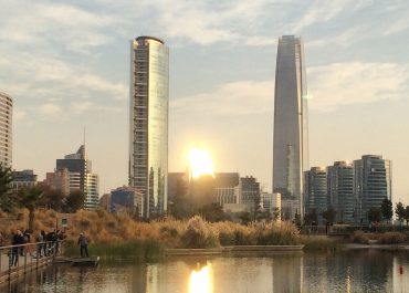 Atardecer en Santiago